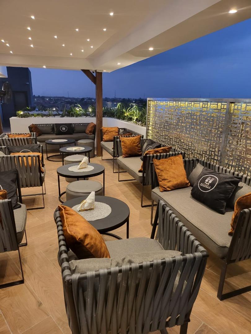 The Heights Bar and Lounge at night
